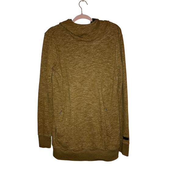 Volcom heather brown hoodie size large - Picture 1 of 7
